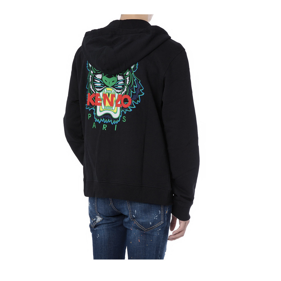 Image 4 of ケンゾーメンズタイガー刺繍柄フード付きスポーツジャケット 5BL721 4XA GN-R